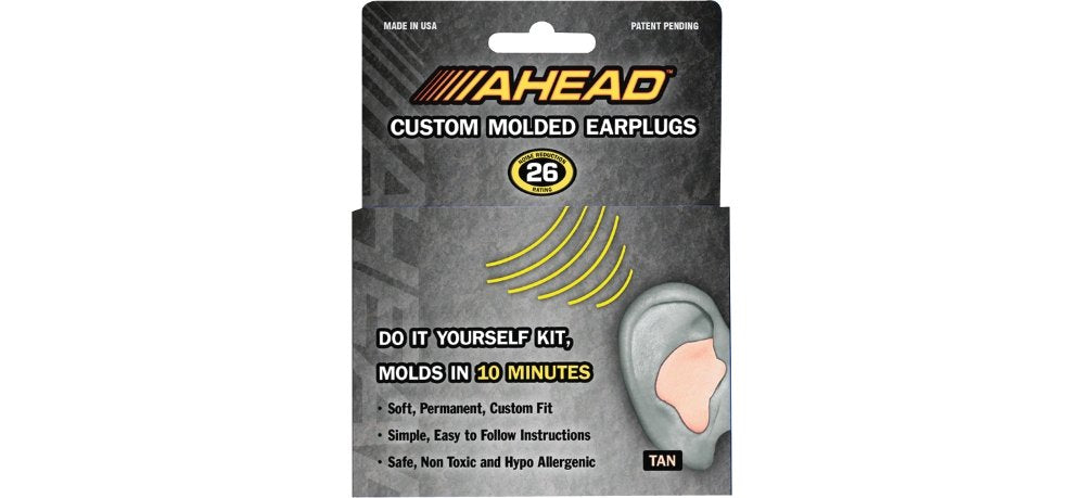 Ahead Custom Molded Earplugs Tan