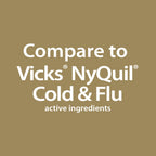 GoodSense Nighttime Cold & Flu Softgels, Relieves Aches and Pains Related to Cold & Flu, 24 Count (Pack of 1)