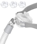 Unsvorns Nasal Pillow Replacement Kit, Nose Pillows Frame System Assembly, Small, Medium, and Large Nose Adapter Nasal Pillows