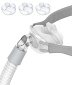 Unsvorns Nasal Pillow Replacement Kit, Nose Pillows Frame System Assembly, Small, Medium, and Large Nose Adapter Nasal Pillows