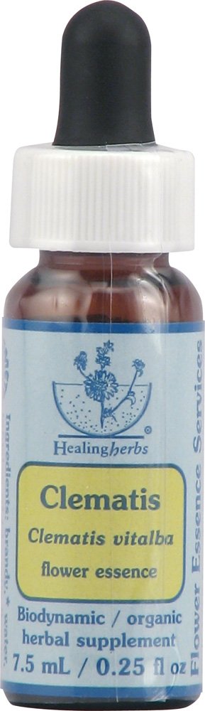 Flower Essence Services Supplement Dropper, Clematis, 0.25 Fluid Ounce