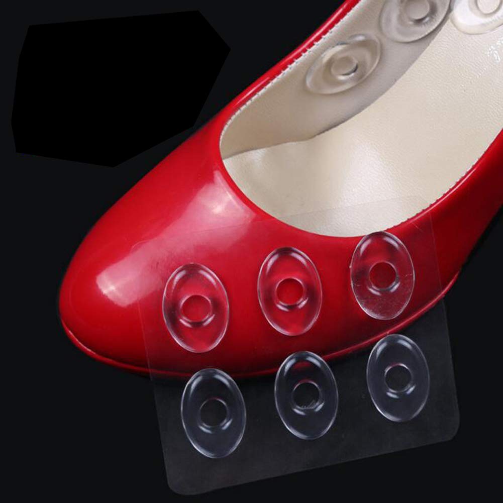 36 Pieces Clear Gel Oval Foot Corn Rings Gel Cushions Pads Caps Gel Oval Foot Corn Rings Gel Cushions Pads Caps Remover Shoes St