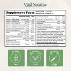 Vitalyra Biotin & B-Complex Hair Vitamins - Hair, Skin & Nails Supplement