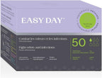 EASYDAY Regular Style Panty Liners for Women, Unscented, Odor Free, Specially Designed for Sensitive Skin, Breathable,100 Count