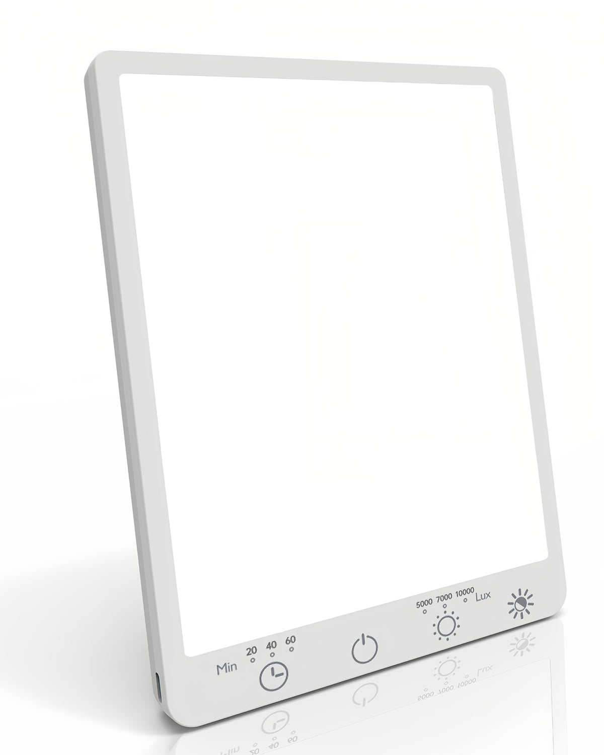 Light Therapy Lamp with 10,000 Lux, UVFree, LED Bright 3 Color Temperature