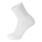 3 Pack of Premium Diabetic Cotton Quarter Length Athletic Sport Ankle Socks (White, 10-13)