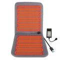 WOOLALA USB Heated Seat Cushion for Office Chair, Large Heating Area Heated Seat Cover Therapy Heating Pad for Back, Lumbar, Hip