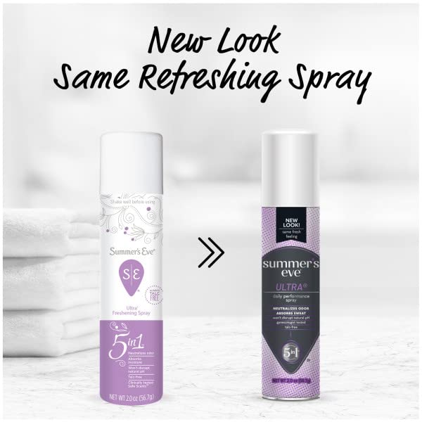 Summer's Eve Ultra Daily Active Feminine Spray, pH balanced, 2 oz. (Pack of 3)