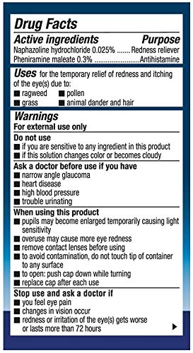 Naphcon A Eye Drops, 15-mL,2 Count