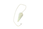 Jet Amazonite Cone Pendulum Dowsing Faceted Cone Shaped Positive Energy, Peace of Mind, Balance, Healing, Meditation Success spi