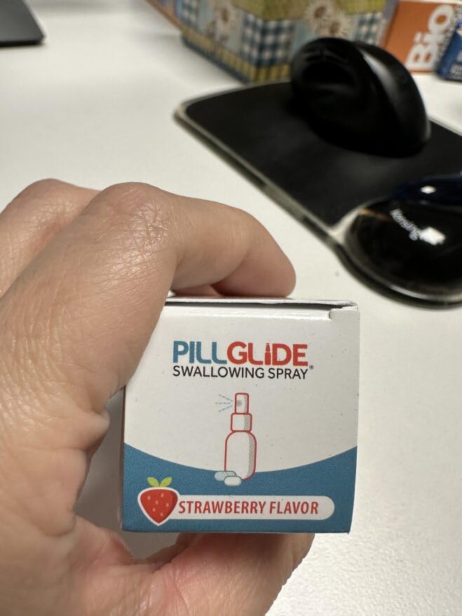 Pill Glide Spray - Strawberry Flavor 1 Floz (Pack of 2)