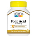 21st Century Folic Acid 800 mcg Tablets, 180-Count (Pack of 2)