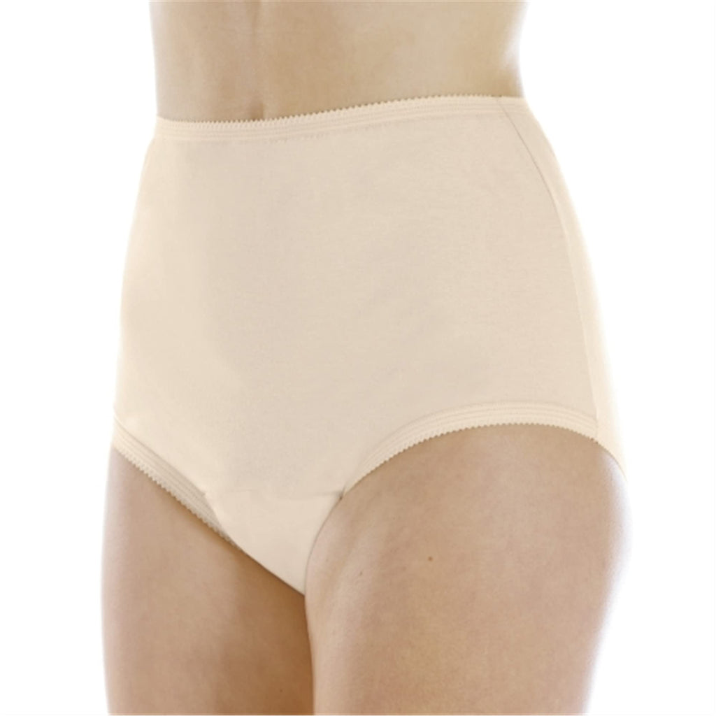 Wearever (1-Pack) Regular Absorbency (0.5 Cup) Womens Beige Cotton Comfort Incontinence Washable Reusable Bladder Control Panti