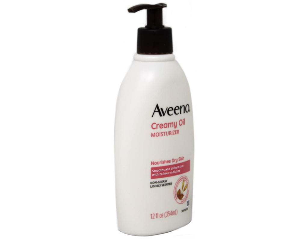 Johnson & Johnson 3921 Aveeno Creamy Moisturizing Oil, Pump (Pack of 12)