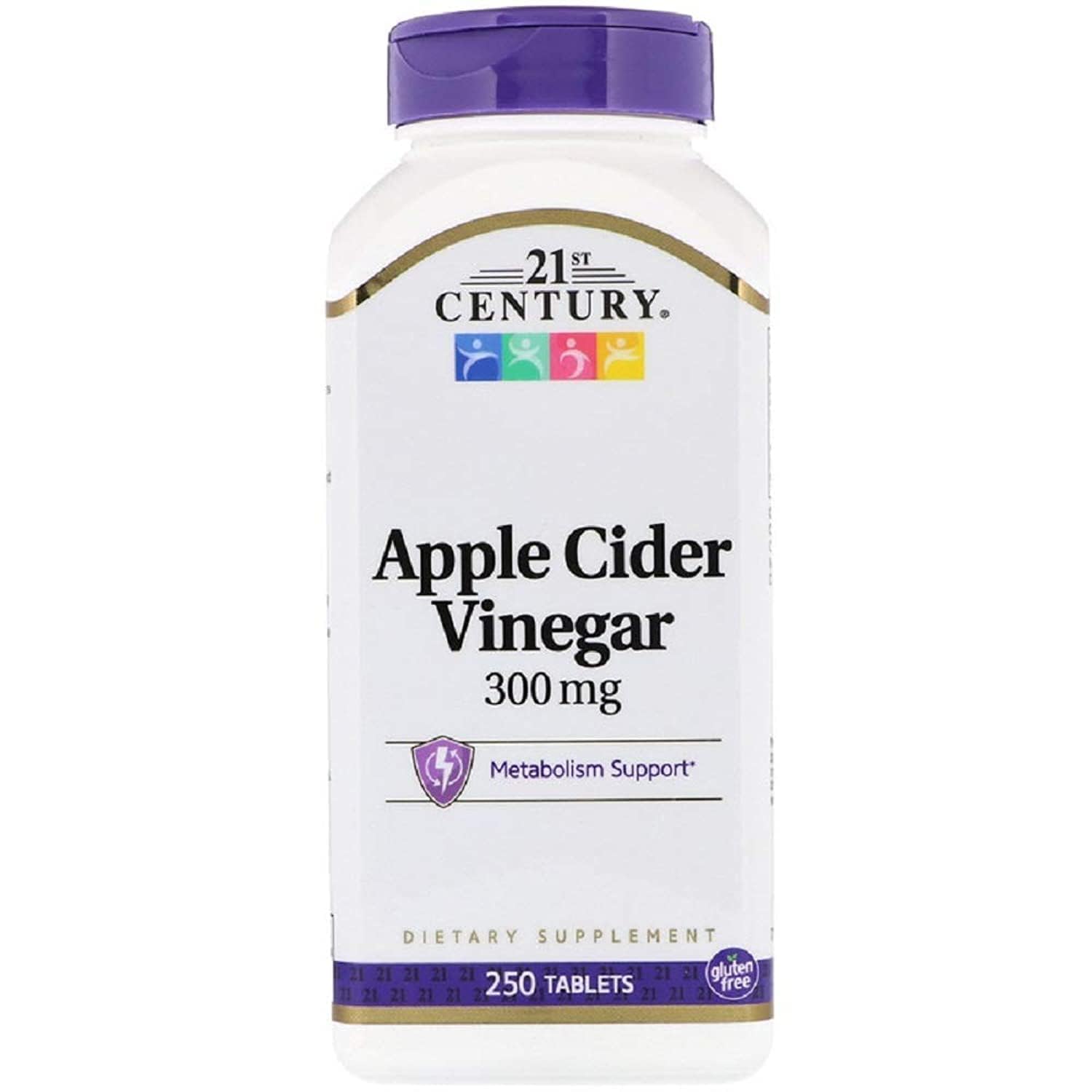21st Century Apple Cider Vinegar, 300 mg, 250 Tablets