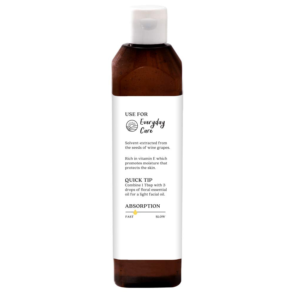 Aura Cacia - Pure Grapeseed Oil | Non-GMO Project Verified | 16 fl. oz.