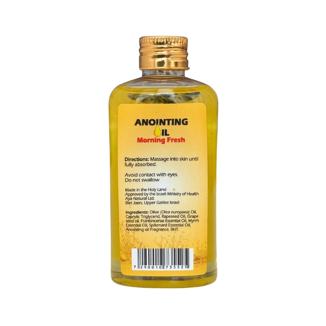 Frankincense Myrrh & Spikenard Anointing Oil from Israel - Scent of Galilee Perfume Holy Oil for Prayer 100ml / 3.38oz