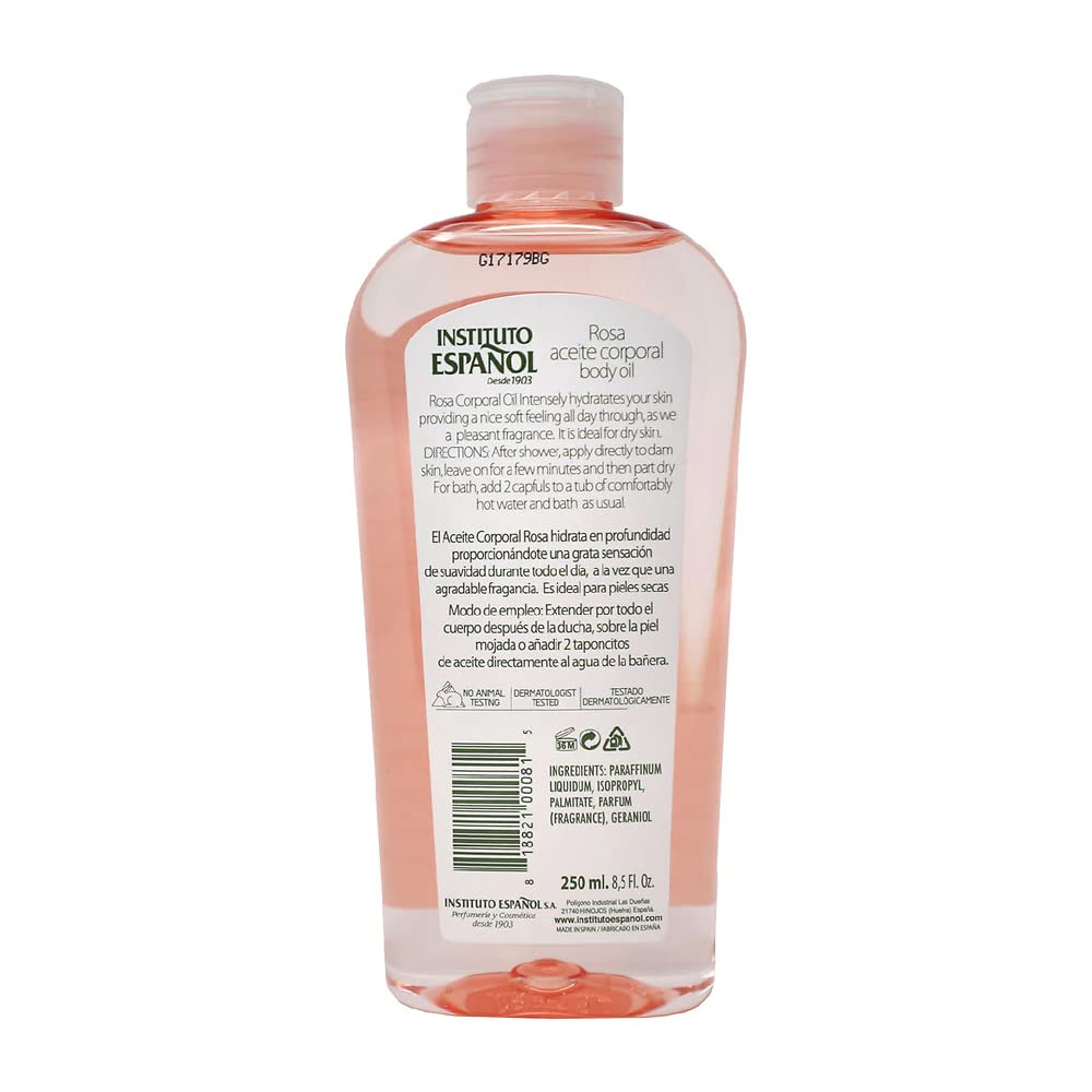 INSTITUTO ESPANOL ANFORA ACEITE CORPORAL MASAJE MASSAGE BODY OIL INSTITUTO ESPAOL ESPANOL 8.5 OZ
