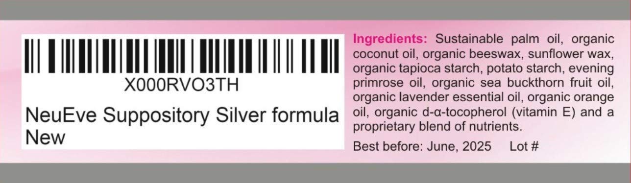 NeuEve Silver Vaginal Moisturizer for 45+ | for Vaginal Dryness Itching, Odor, Atrophy, Painful Intercourse | Perimenopause Care