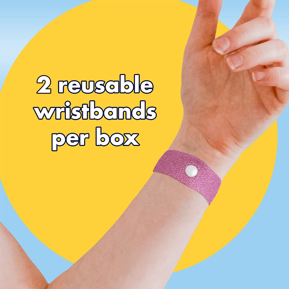 Three Lollies Preggie Anti-Nausea Wristbands - Morning Sickness Relief - Clinically Tested - Pregnancy Nausea Relief - Acupressu
