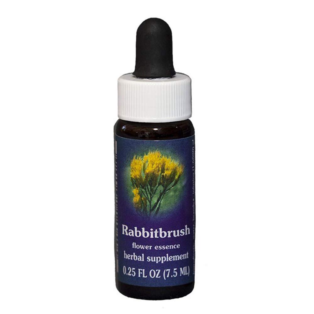 Flower Essence Services Supplement Dropper, Rabbit Brush, 0.25 Ounce