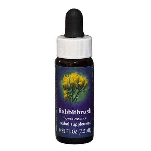 Flower Essence Services Supplement Dropper, Rabbit Brush, 0.25 Ounce