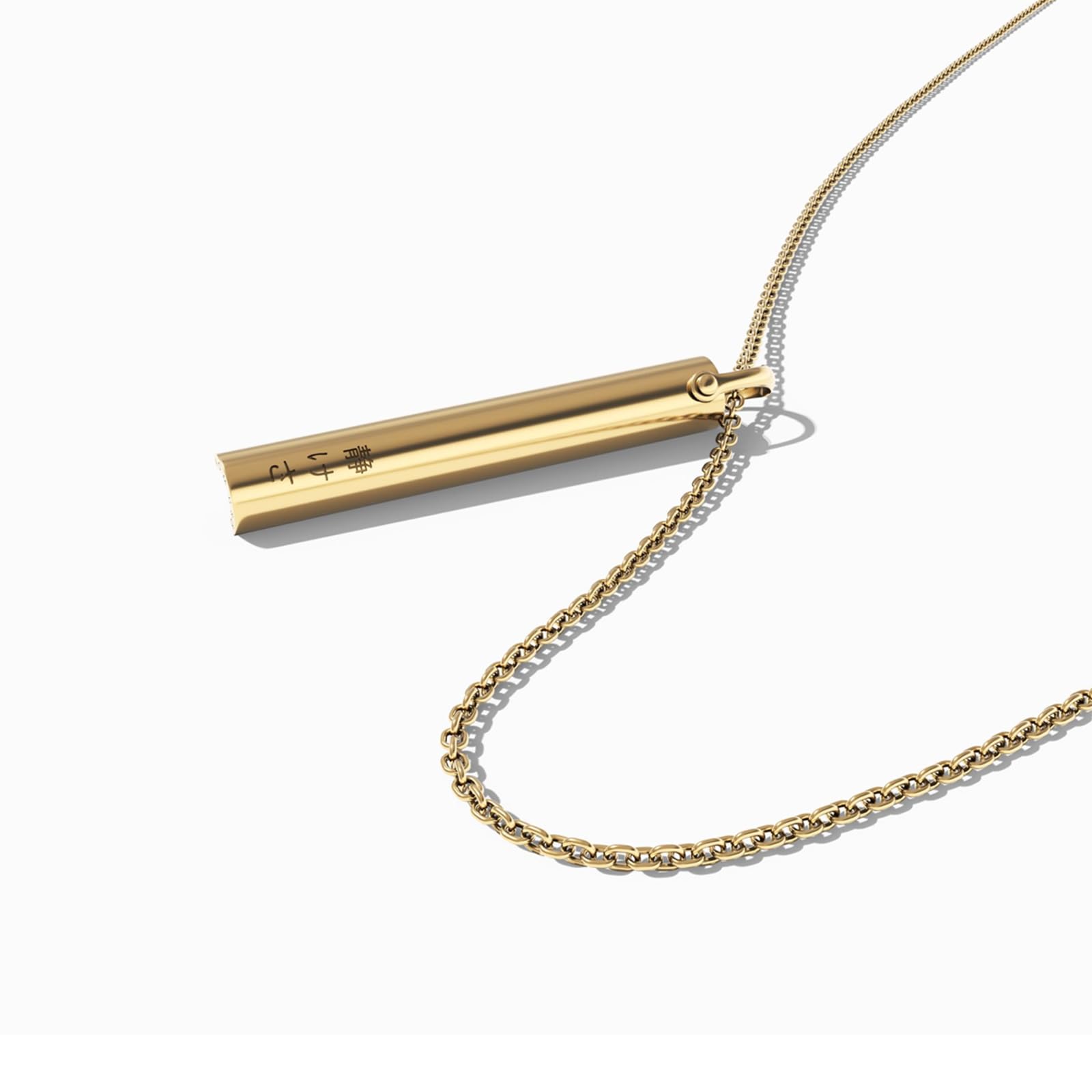 KOMUSO Breathing Necklace - Anxiety & Stress Relief Tool for Meditation & Mindful Breathing - Quit Smoking &Vaping Device - Brea