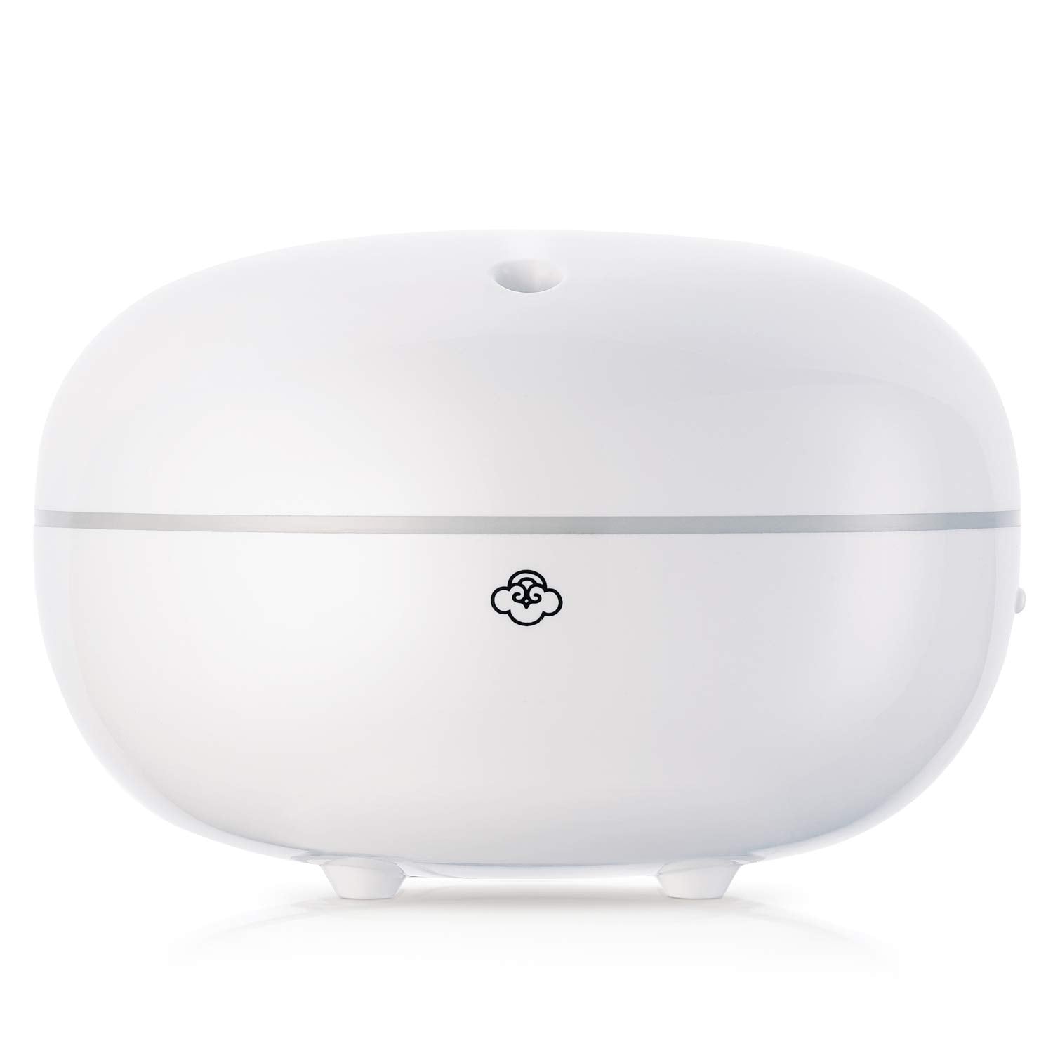 Serene House Ultrasonic Macaron Aromatherapy Essential Oil Cool Mist Diffuser - Optional Warm White, Calming Ambient Light Displ