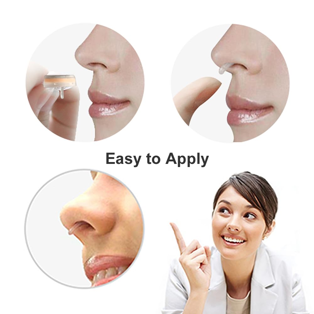 WoodyKnows Ultra-Breathable Nasal Filters, Seasonal and dust Allergies aid (Round, L, 6 Pack)