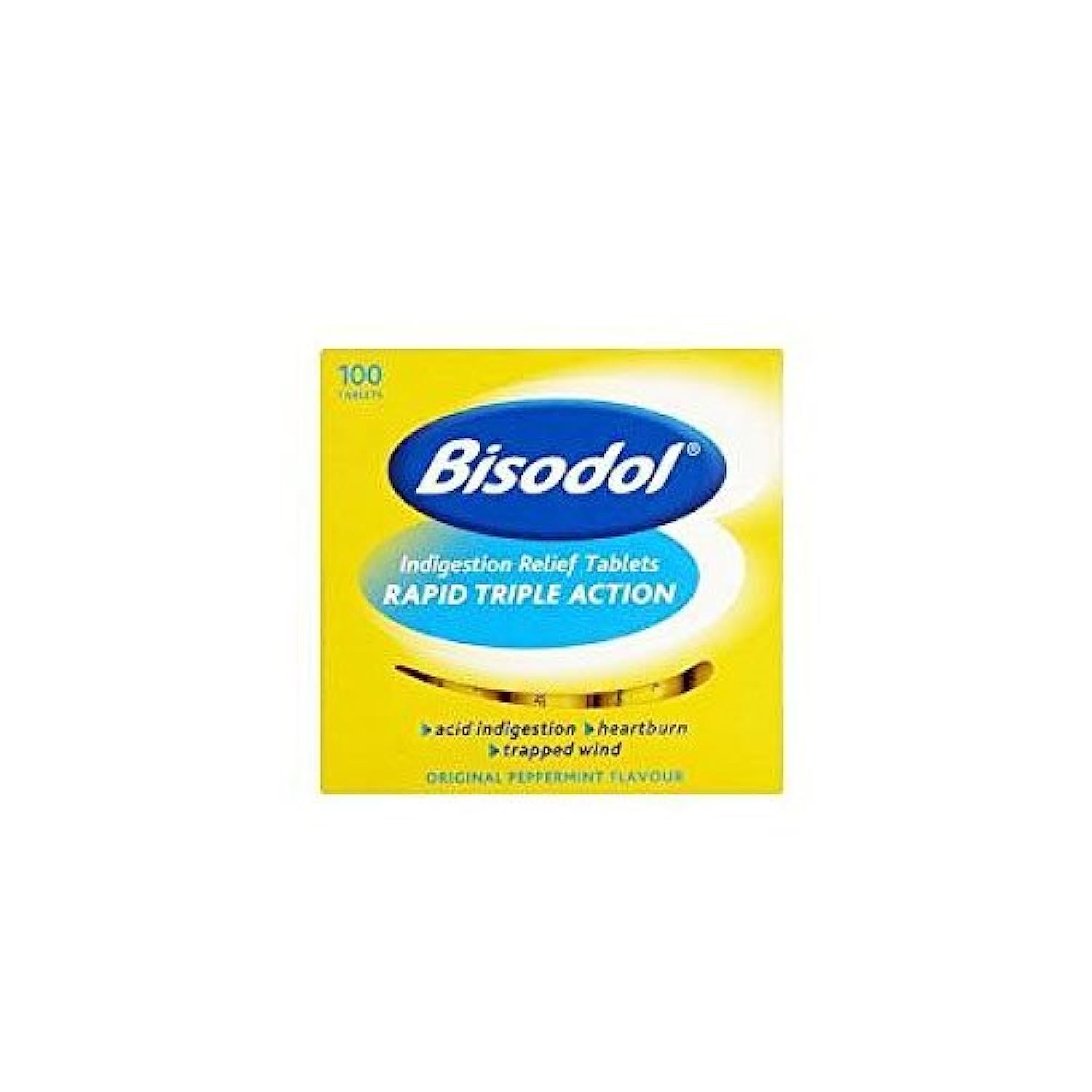 Bisodol Indigestion Relief Tablets X 100