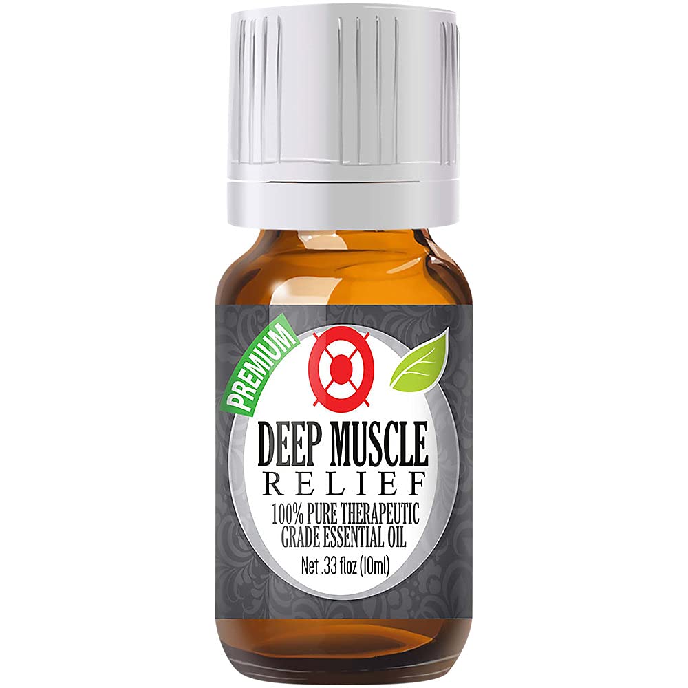 Healing Solutions - Essential Oil - Muscle Relief Bld - Pack of 3 - 10 mL (3x10 ML)