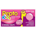 Pepto Bismol Kids Bubblegum Flavor Chewable Tablets for Heartburn,Acid Indigestion,Sour Stomach,and Upset Stomach for Children 2