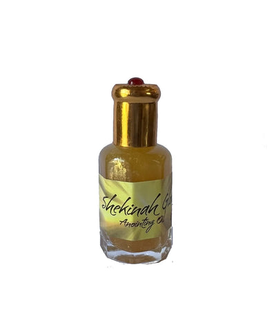 Shofars From Afar Shekinah Glory Anointing Oil 1/3 oz bottle with gold top