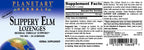 Planetary Herbals Slippery Elm Lozenges, Herbal Throat Support, 24 Lozenge