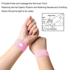 TOULIFLY Travel Wristbands,Anti-Nausea Motion Sickness Relief Wrist Band, for Morning Sickness, Acupressure Wristbands for Nause
