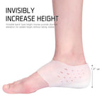 Invisible Height Increase Insoles - Comfortable & Discreet Shoe Inserts for Men & Women (with Holes, 2 Pairs)