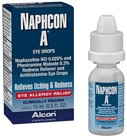Naphcon A Eye Drops, 15-mL,2 Count