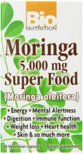 Bio Nutrition Moringa Super Food Vegi-Caps, 60 Count, 5,000 mg