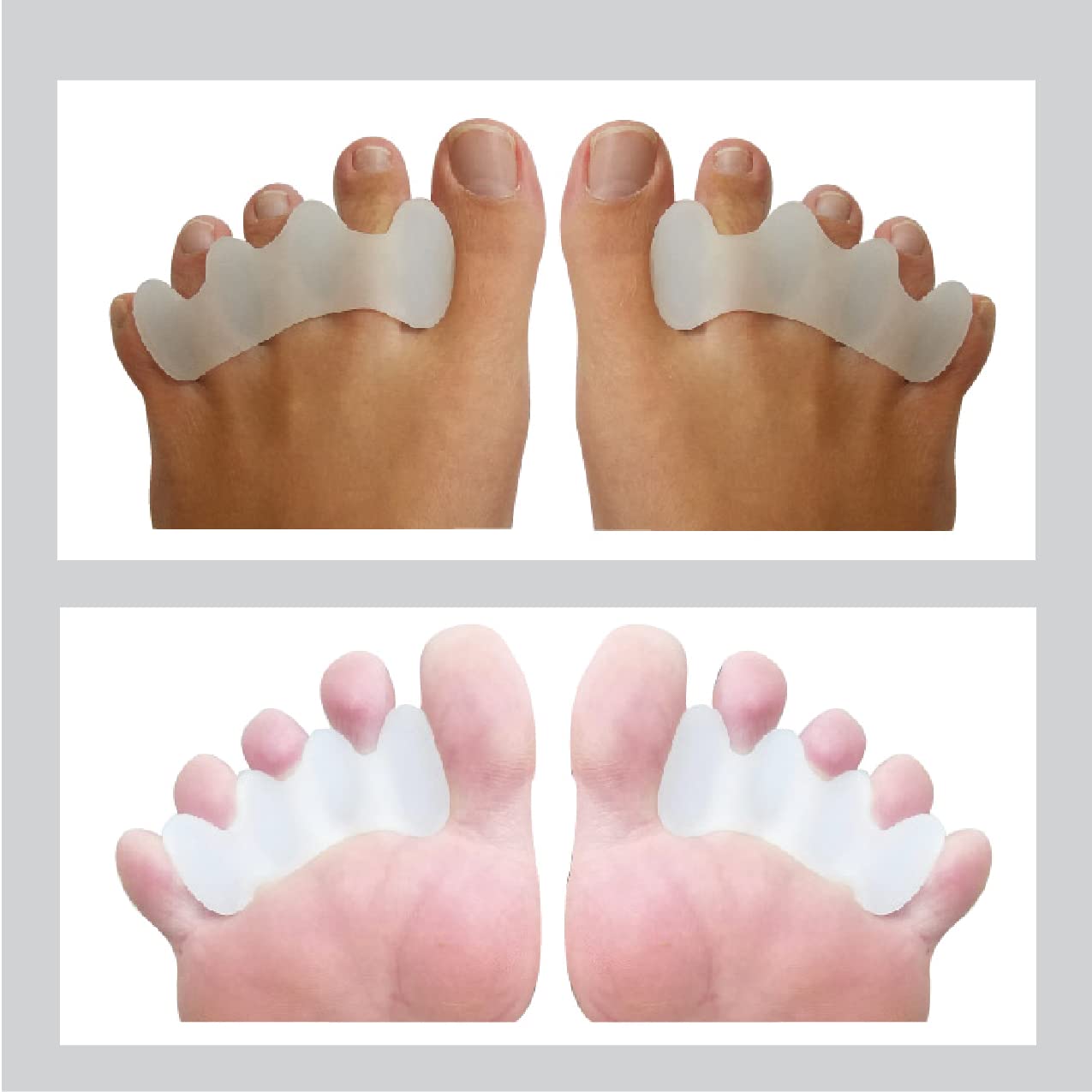 Soul Insole Premium Toe Spacers/Toe Correctors/Toe Separators Large Size