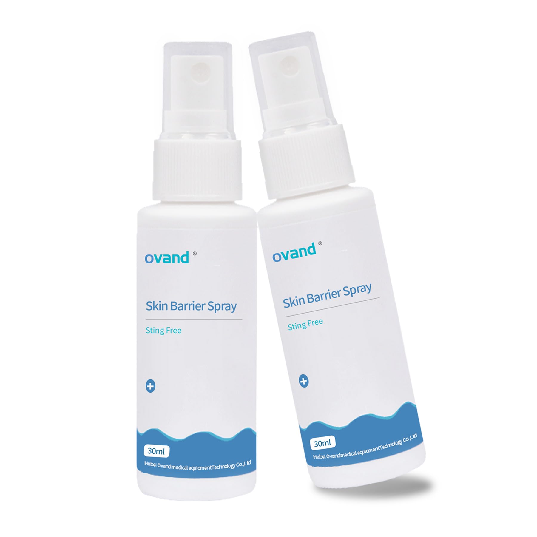ovand 60ml Ostomy Skin Barrier Spray, No-Alcohol No-Sting Ostomy Care Skin Barrier Spray Colostomy Supplies Accessories