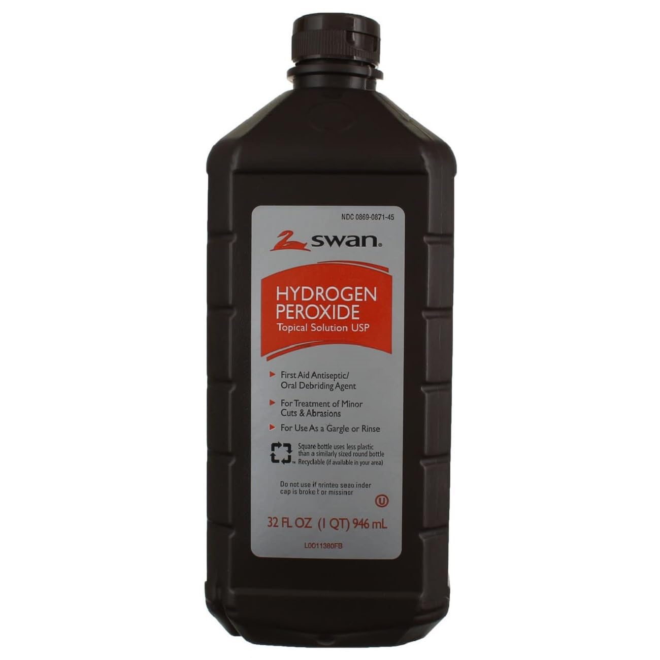 Hydrogen Peroxide Antiseptic Solution 16 Fl. Oz (Pack of 1)
