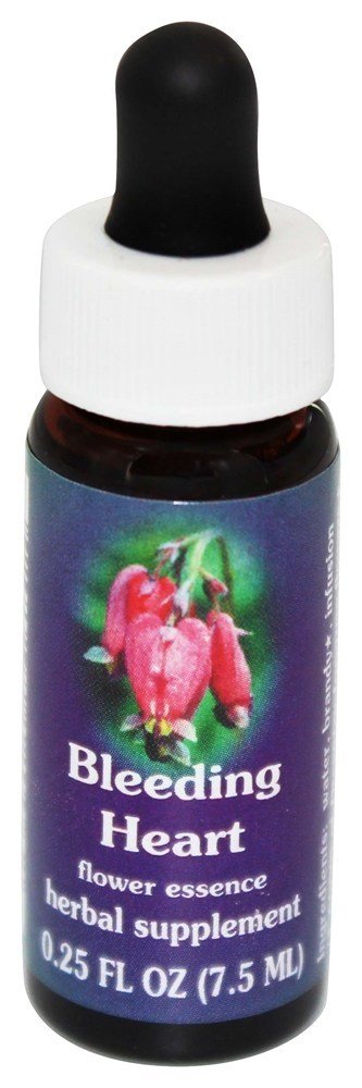 Flower Essence Services Bleeding Heart Dropper Herbal Supplement, 0.25 Ounce