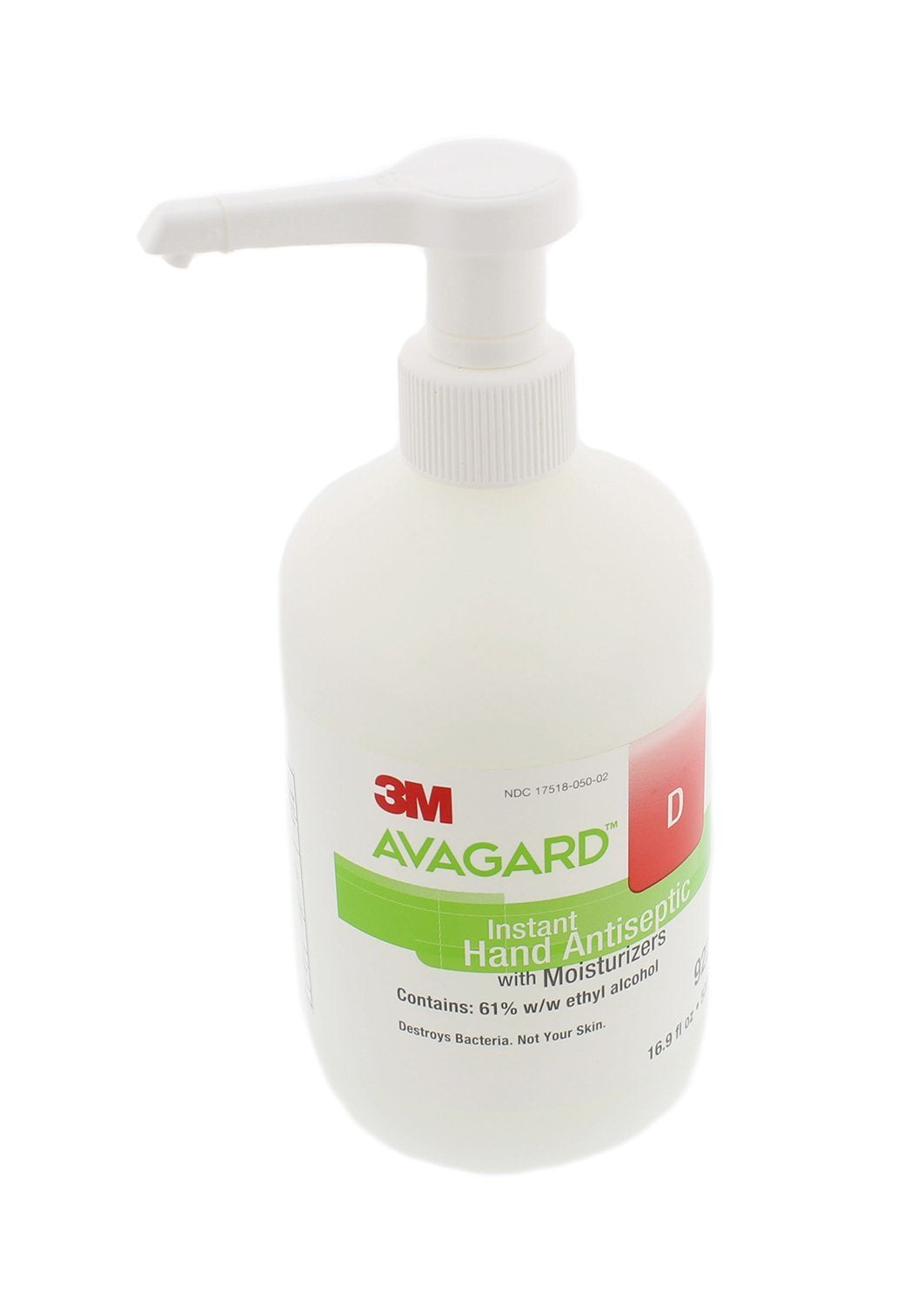 3m Healthcare Sanitizer Hand Gel Avagard D with Moisturizer, 16.9 Oz ,(3 PACK) (3)