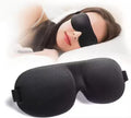 Blago Blind Sleeping Eye Mask Slip Night Sleep Eye Black 3D Cotton Cover Super Soft & Smooth Travel Masks For Men Women Girls Bo