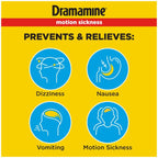 Dramamine Motion Sickness Relief, Original Formula, 36 Count (Pack of 2)