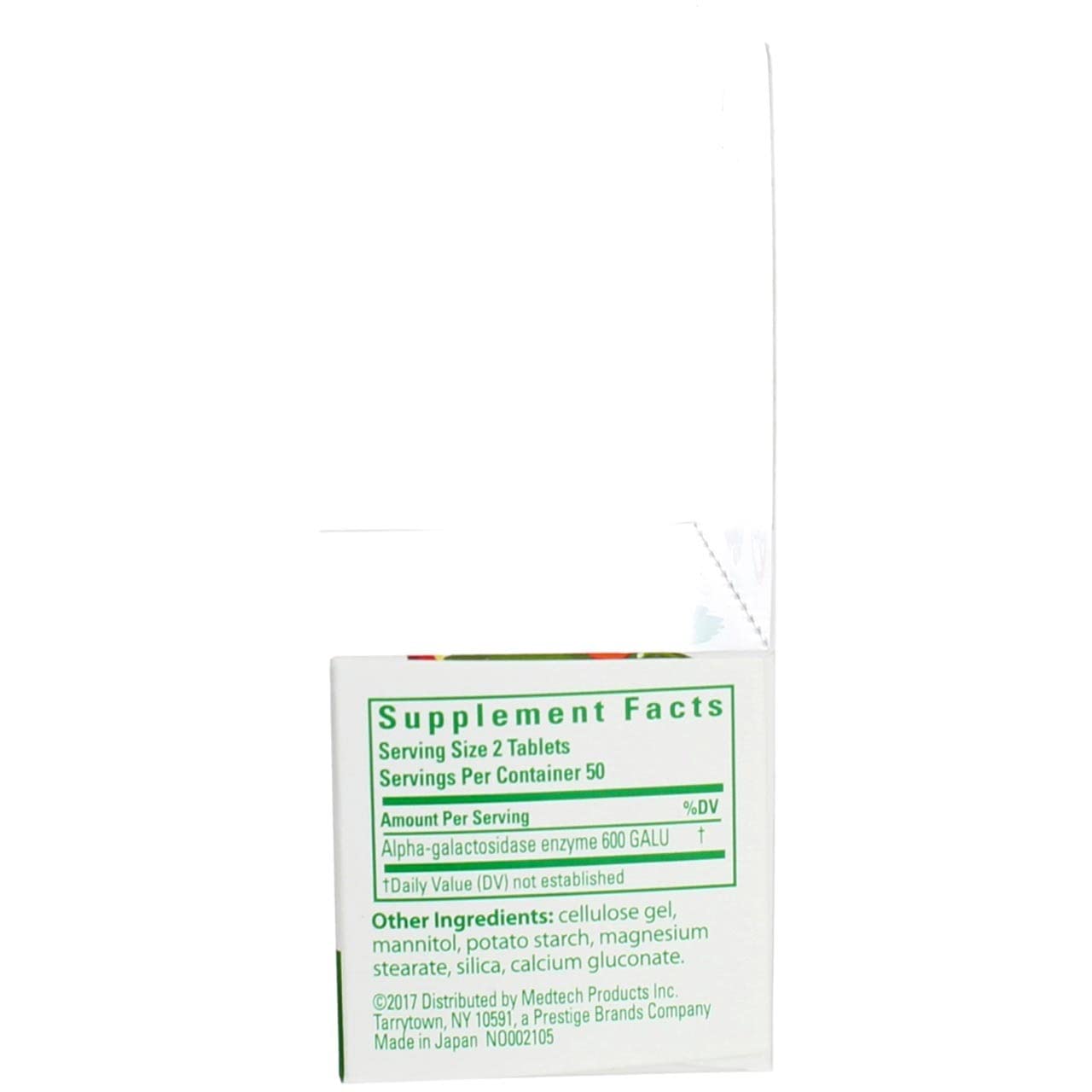 Beano Gas Prevention Tablets, 100 ct