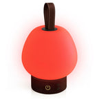 Red Light Therapy Sleep Lamp - 660nm Glow for Better Sleep | Cordless, Dimmable Night Light with Timer | Rechargeable, Portable 