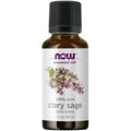 NOW Essential Oils, Clary Sage Oil, Focusing Aromatherapy Scent, Steam Distilled, 100% Pure, Vegan, Child Resistant Cap, 1-Ounce