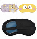 Cooling Gel Eye Mask For Sleeping (Pack Of 2)  Soft Blackout Sleep Mask For Kids & Adults  Reusable Cold Compress Therapy For 