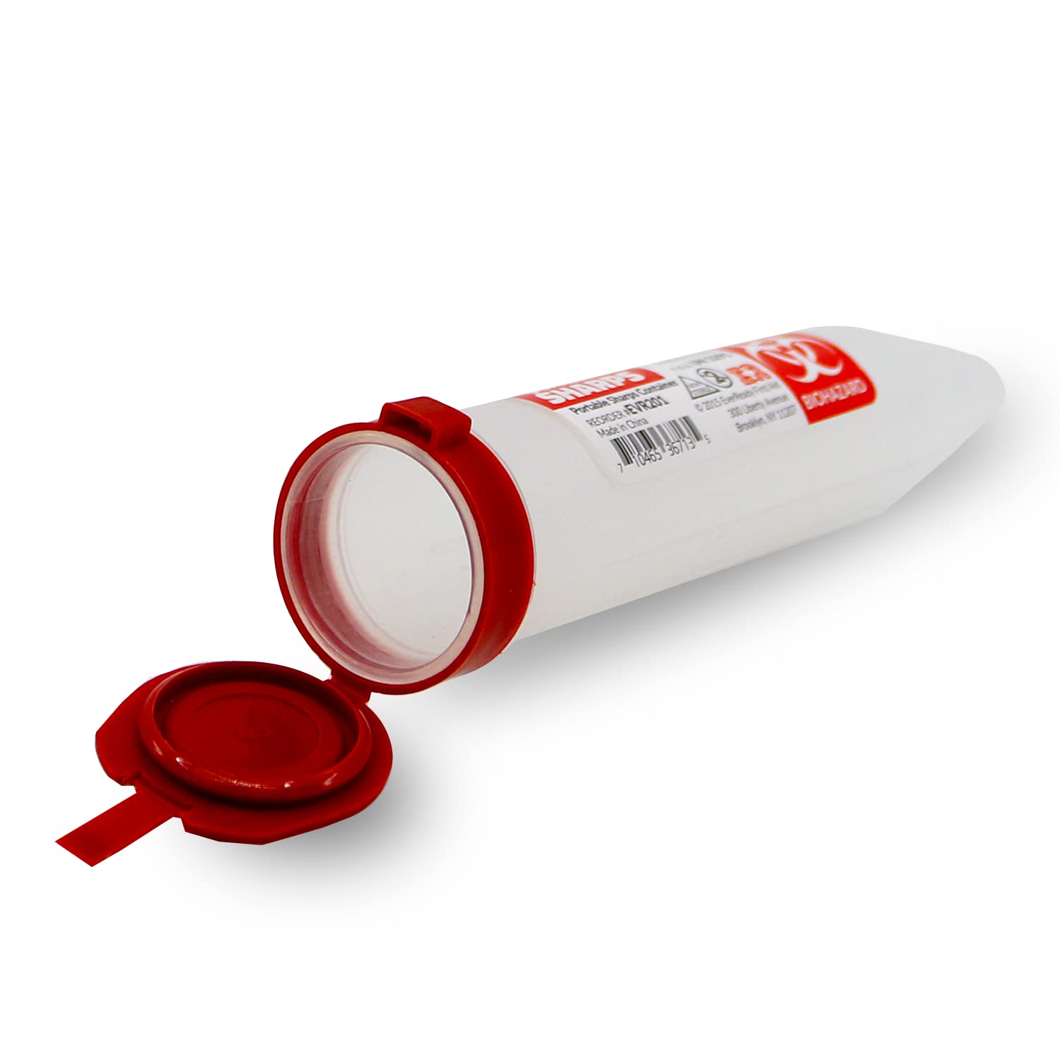 Ever Ready First Aid Porta Sharps Transportable Sharps Container with Locking Mechanism - 3 Count